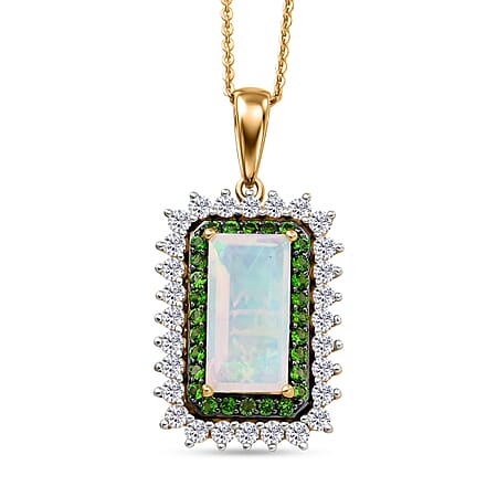 Ethiopian Welo Opal & Chrome Diopside - Product card gallery slide 1 (10176736264505)