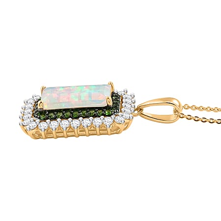 Ethiopian Welo Opal & Chrome Diopside - Product card gallery slide 4 (10176736264505)