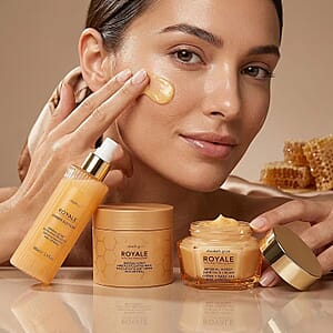 Royale Imperial Honey Concentrated Serum Amber Edition, 24HR Face Cream and Exfoliating Mask (Shipping in 3-5 Days)