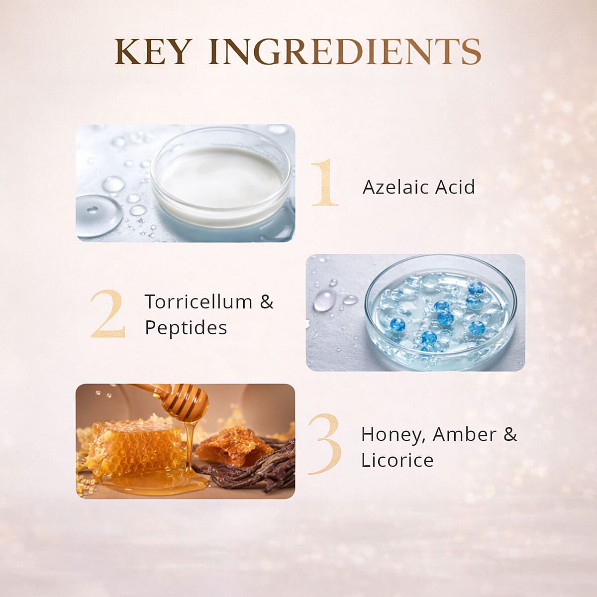 Royale Imperial Honey Concentrated Serum Amber Edition, 24HR Face Cream and Exfoliating Mask (Shipping in 3-5 Days) image number 3