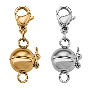 Magnetic Lock in Rhodium Over Pure White Stainless Steel