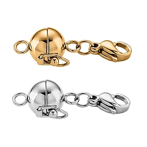 Magnetic Lock in Rhodium Over Pure White Stainless Steel