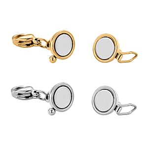 Magnetic Lock in Rhodium Over Pure White Stainless Steel