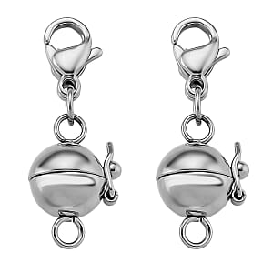 Magnetic Lock in Rhodium Over Pure White Stainless Steel