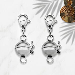 Magnetic Lock in Rhodium Over Pure White Stainless Steel