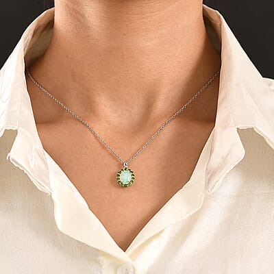 Ethiopian Welo Opal & Chrome Diopside - Product card gallery slide 3 (10176739443001)