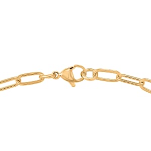 EverTrue Verde Onyx 52.25 ctw Pendant in 18K YG Plated with ION Plated YG Stainless Steel Necklace 20 Inches