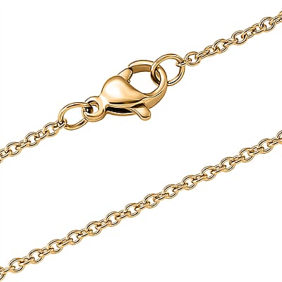 African Amethyst and Austrian Crystal 13.00 ctw Pendant in Goldtone with ION Plated YG Stainless Steel Necklace 20 Inches