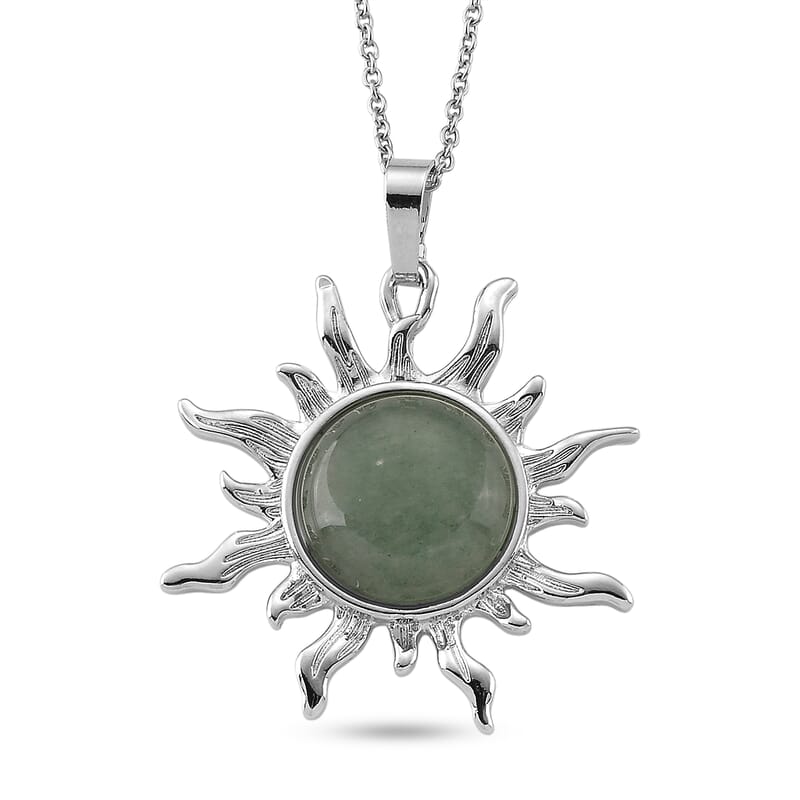 Green Aventurine 15.00 ctw Pendant