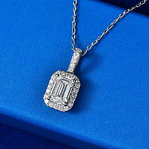 Luxuriant Lab Grown Diamond E-F VS 2.35 ctw Pendant Necklace in 950 Platinum 4.95 Grams 20 Inches