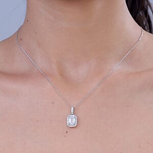 Luxuriant Lab Grown Diamond E-F VS 2.35 ctw Pendant Necklace in 950 Platinum 4.95 Grams 20 Inches