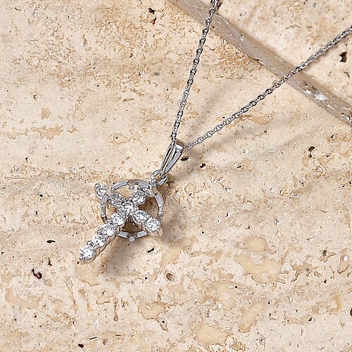 Rhodium Over Sterling Silver - Product card gallery slide 2 (10198323069241)