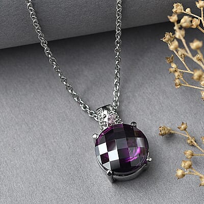 Simulated Amethyst Color Diamond - Product card gallery slide 2 (10237789864249)