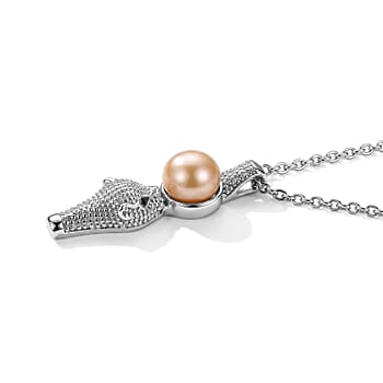 Peach Fresh Water Pearl - Product card gallery slide 4 (10243675259193)