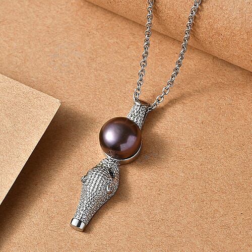 Fresh Water Peacock Pearl - Product card gallery slide 2 (10243675259193)