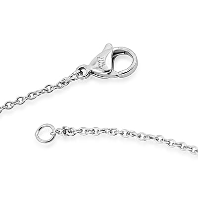 Horizontal Amethyst Double Bail Classic Pendant in Goldtone with Stainless Steel Necklace (20 Inches) 38.00 ctw