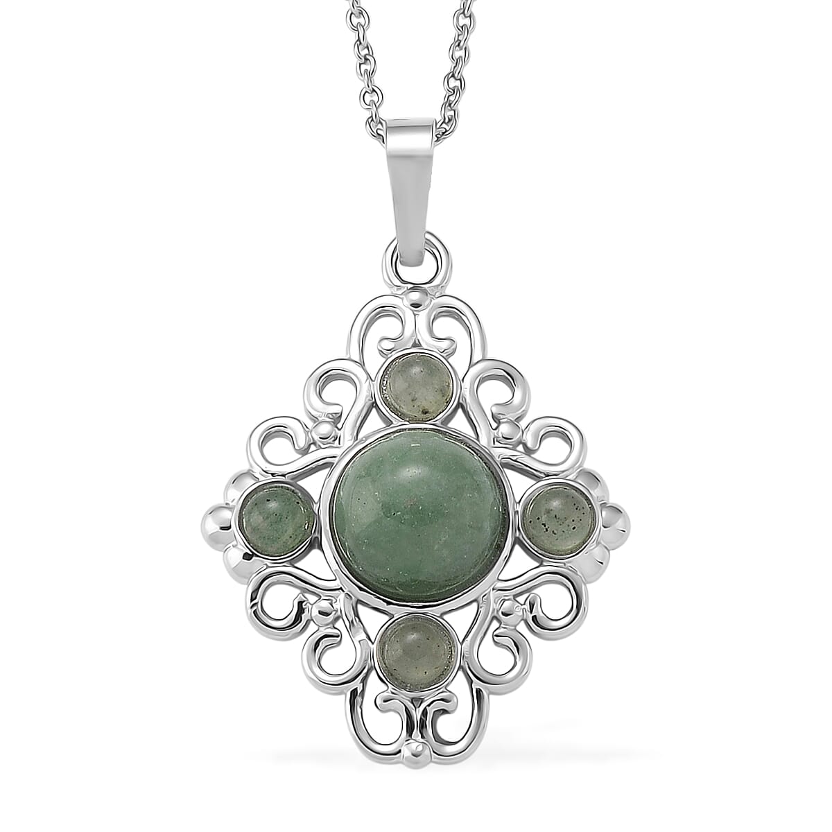 Green Aventurine 15.00 ctw Pendant