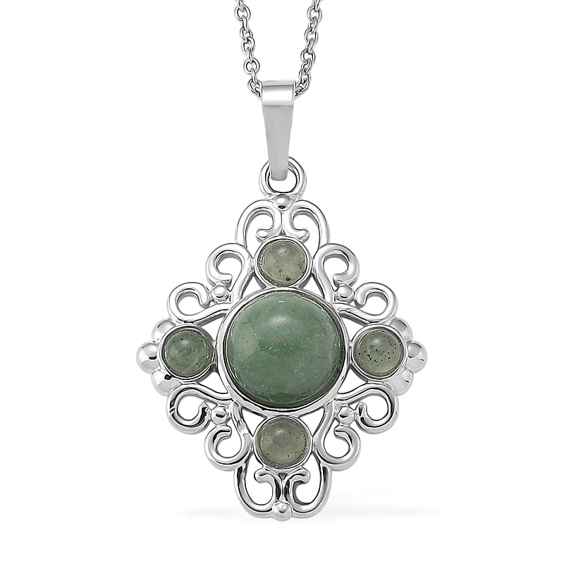 Green Aventurine 15.00 ctw Pendant