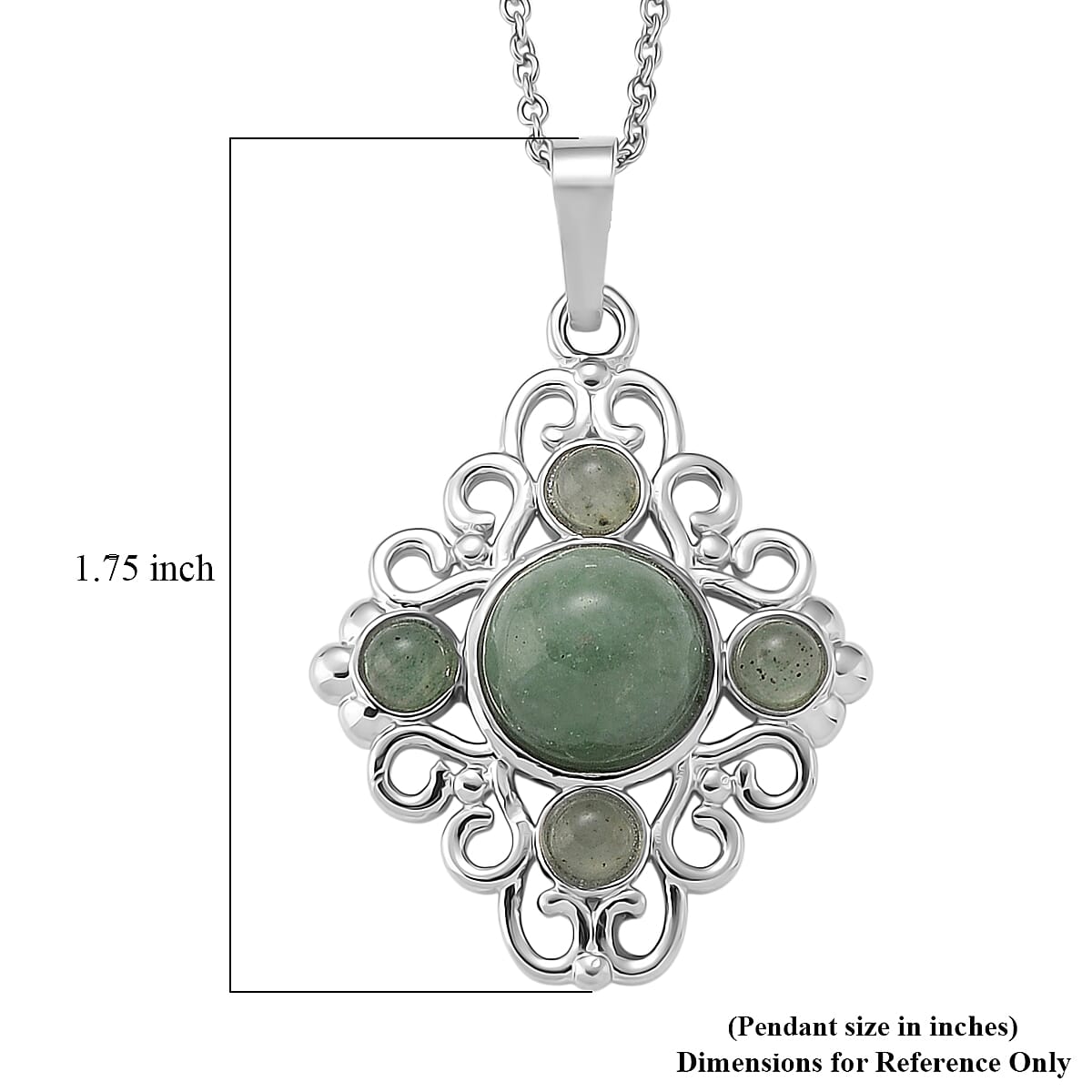 Green Aventurine 15.00 ctw Pendant