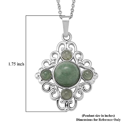 Green Aventurine 15.00 ctw Pendant