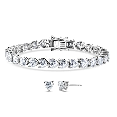 Rhodium Over Sterling Silver / 6.5 Inches - Product card gallery slide 1 (10184698954041)
