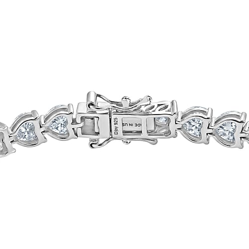 Rhodium Over Sterling Silver / 6.5 Inches - Product card gallery slide 4 (10184698954041)