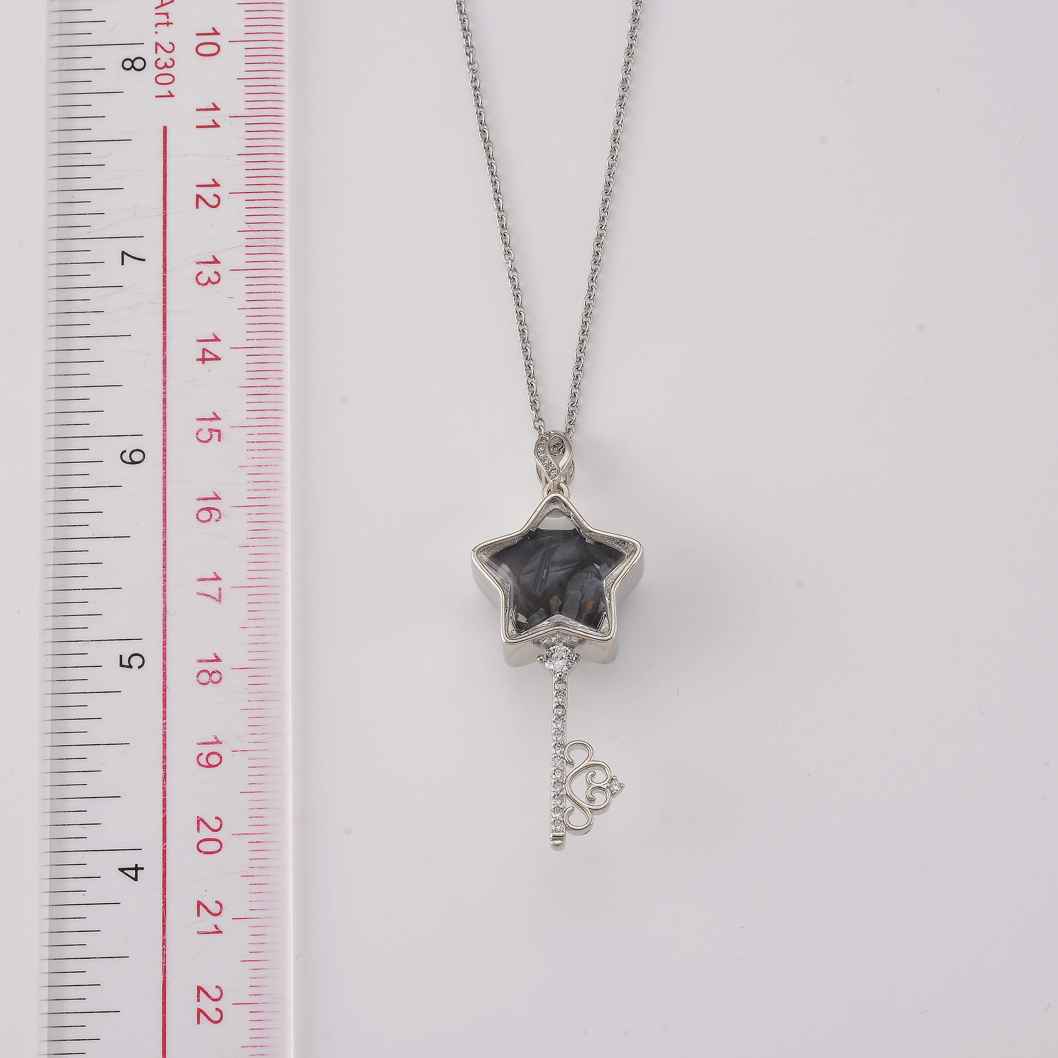 Pietersite and Simulated Diamond 36.00 ctw Pendant in Silvertone with Stainless Steel Necklace (20 inches)