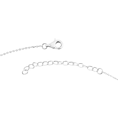 Luxuriant Lab Grown Diamond (VS) 1.25 ctw Starfish Earrings and Necklace 18-20 Inches in Sterling Silver