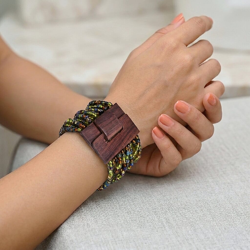 Set of 3 - Multi Strand Seed Bead Bracelet