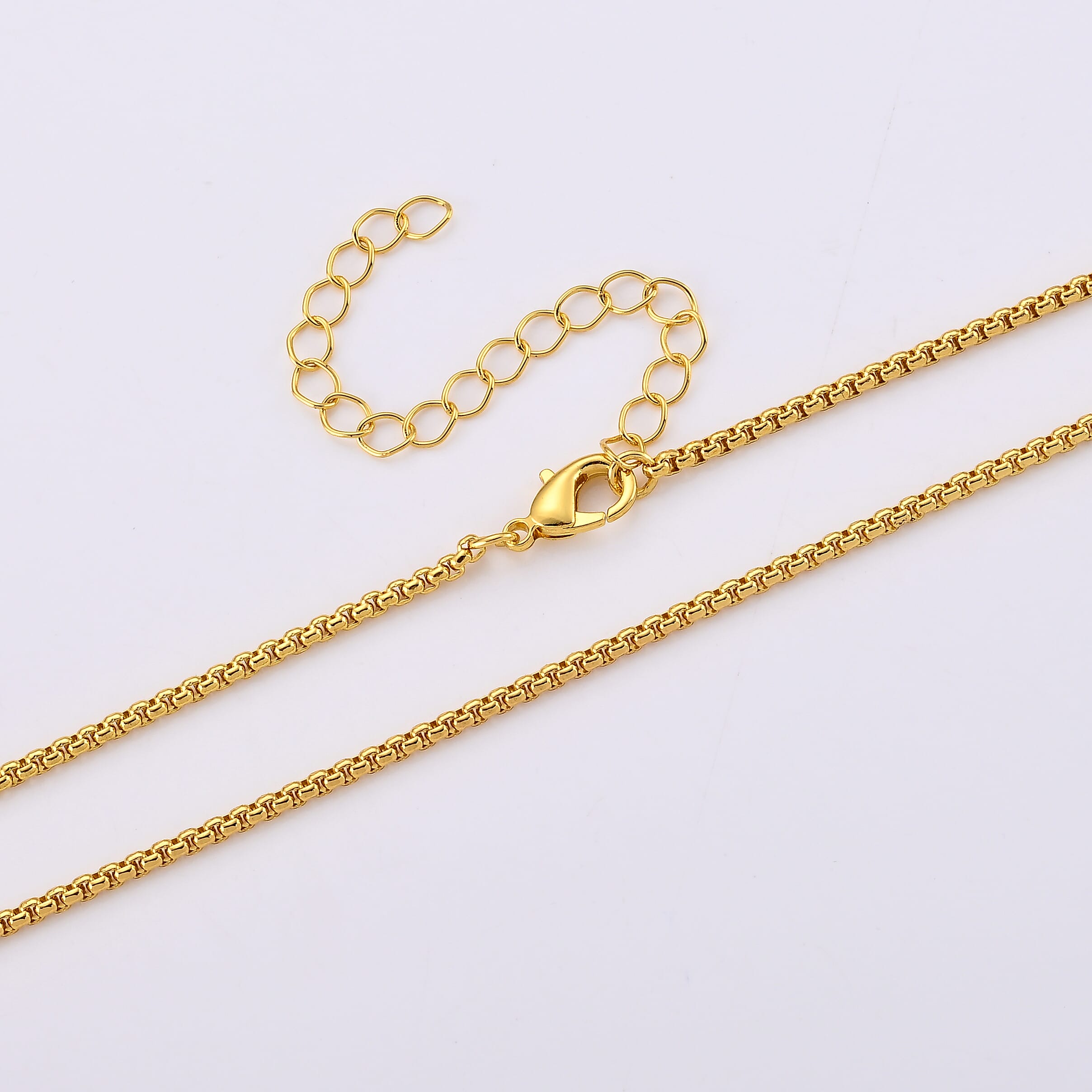 Simulated Diamond and Enameled American Flag Eagle Dog Tag Pendant Necklace (20 Inches) in Goldtone