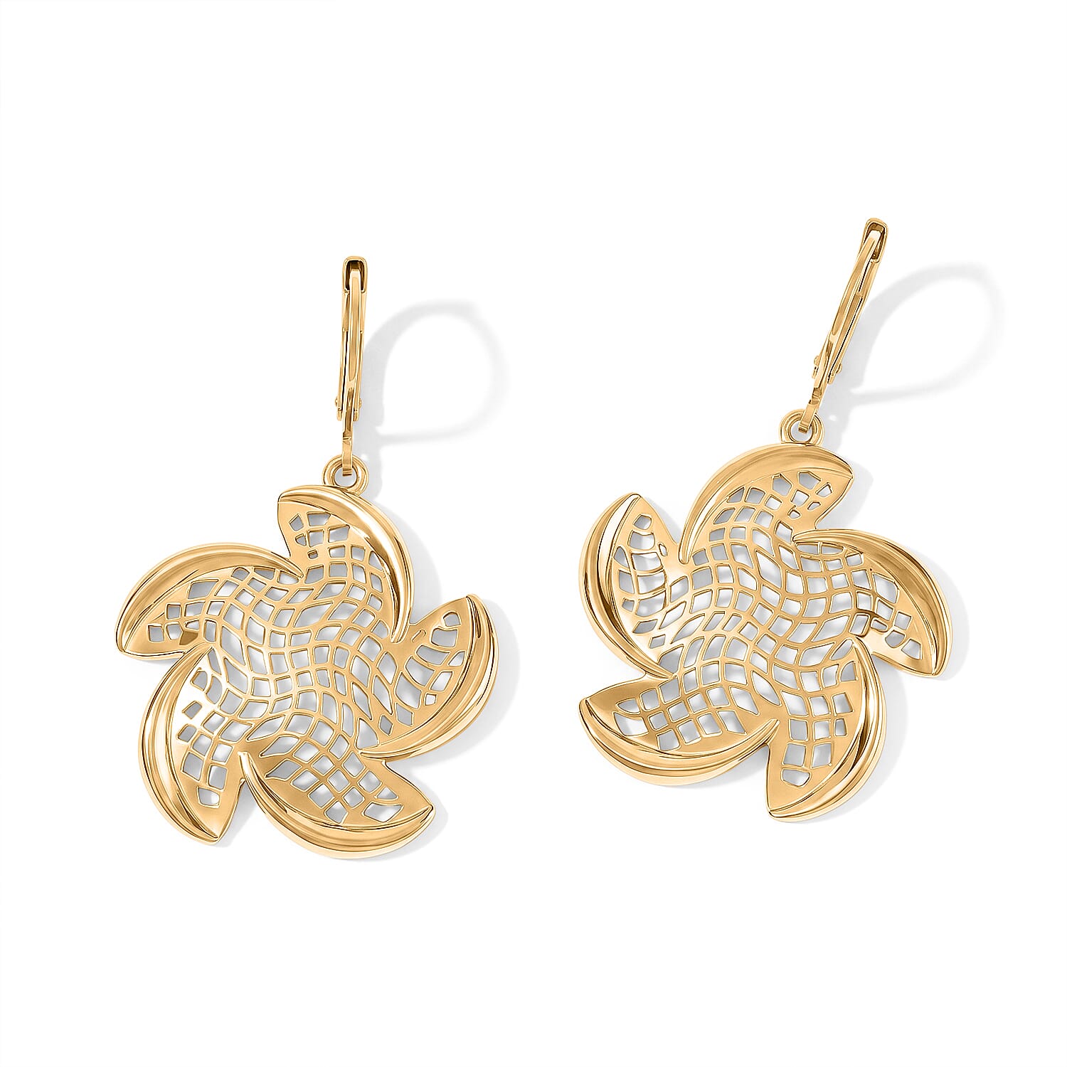 EverTrue Bronzella Collection Pavé Sea Turtle Earrings, Pendant in 18K YG Plated Bronze with ION Plated YG Stainless Steel Necklace (20 Inches)