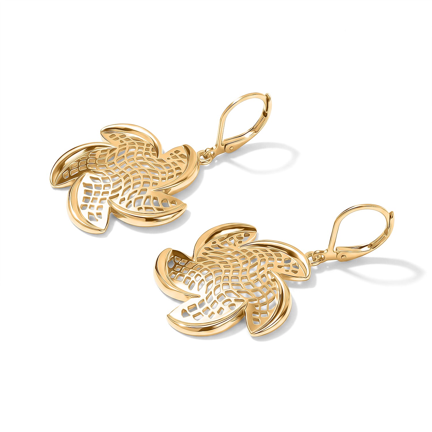 EverTrue Bronzella Collection Pavé Sea Turtle Earrings, Pendant in 18K YG Plated Bronze with ION Plated YG Stainless Steel Necklace (20 Inches)