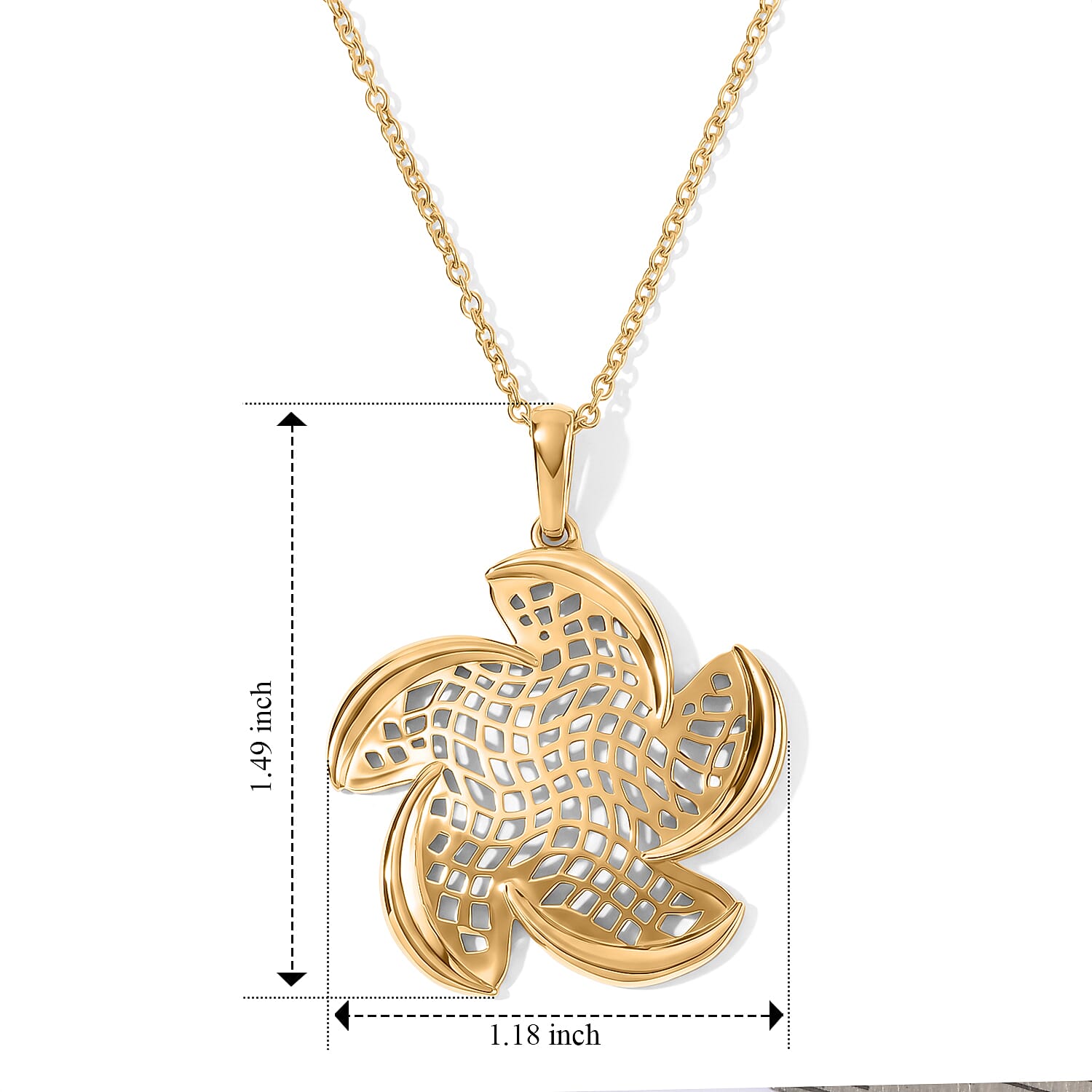 EverTrue Bronzella Collection Pavé Sea Turtle Earrings, Pendant in 18K YG Plated Bronze with ION Plated YG Stainless Steel Necklace (20 Inches)