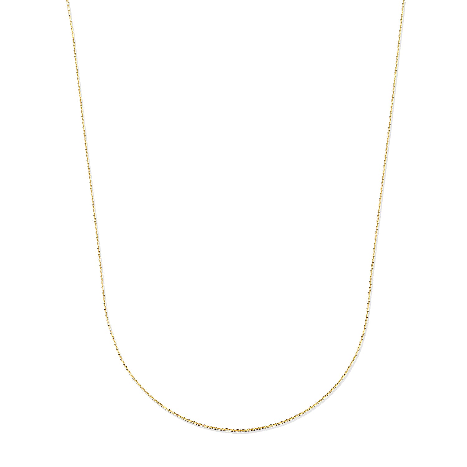 Set of 2 Necklace in 14K YG Over Sterling Silver 2.60 Grams 18 Inches