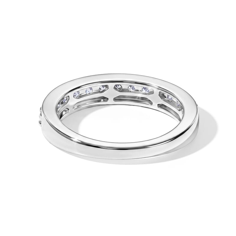 D'Joy Tanzanian Wine Garnet and White Zircon 3.40 ctw Set of 2 Ring in Rhodium Over Sterling Silver (Size 6.00)