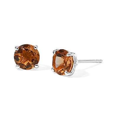 EverTrue Autumn Alexite 6.40 ctw Spark of Majesty Set Earrings, Ring (Size 10) and Pendant in Platinum Bond with Stainless Steel Necklace (20 Inches)