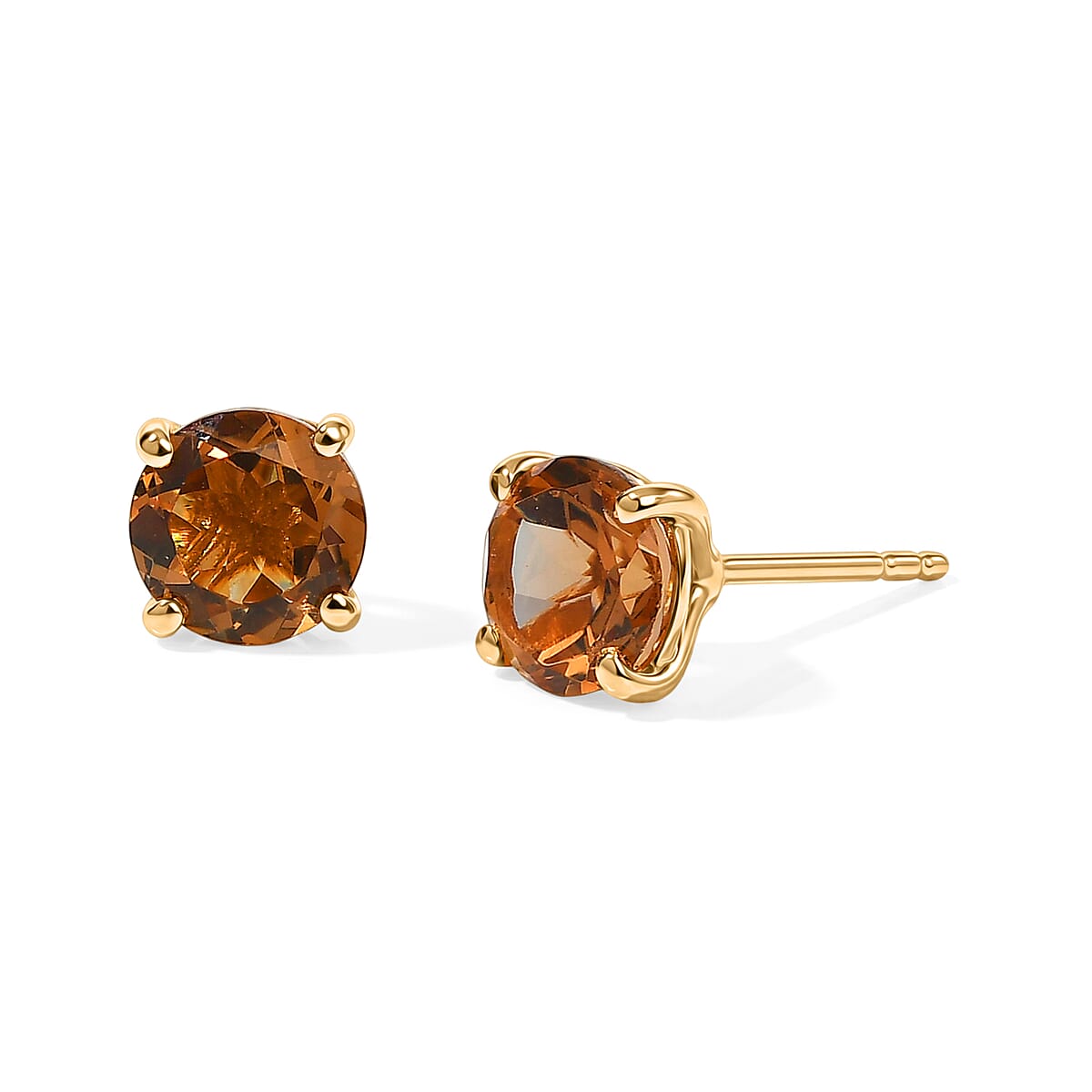 EverTrue Autumn Alexite 6.40 ctw Earrings, Ring (Size 10) and Pendant in 18K YG Plated with ION Plated YG Stainless Steel Necklace 20 Inches image number 7