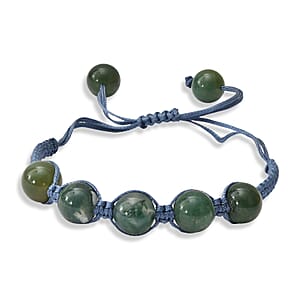 Set of 5 Multi Gemstone 315.00 ctw Shamballa Adjustable Bracelet