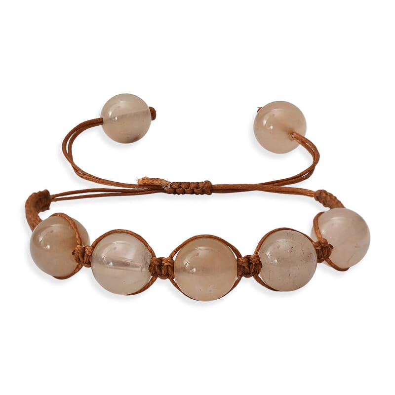 Set of 5 Multi Gemstone 315.00 ctw Shamballa Adjustable Bracelet