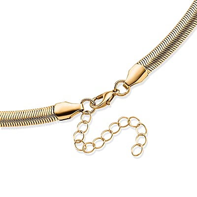 Set of 3 - Snake, Paperclip and Ball Bead Chain Necklace in Goldtone 16/18/18.75-2 Inches