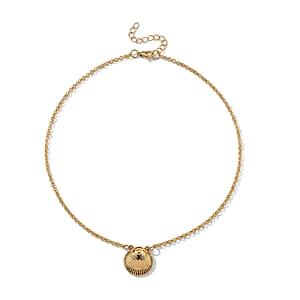 Set of 3 - Rope with Shell Charms Multi-Layer Chain Necklace in Goldtone 18/20/22-2 Inches