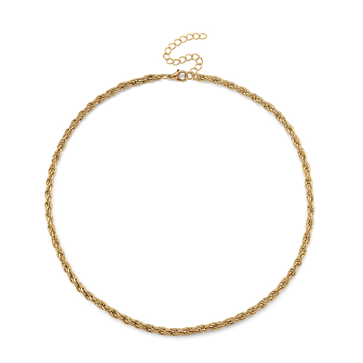 Set of 3 - Rope with Shell Charms Chain Necklace in Goldtone 18/20/22-2 Inches image number 5