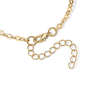 Set of 3 - Rope with Shell Charms Chain Bracelet in Goldtone (7.00-9.00In)
