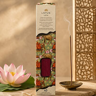 Closeout 5 Sets of 40 Pack Lotus, Sage & Citrus, Spiritual, Patchouli, Myrrh Incense Sticks - Long Lasting Fragrance for Relaxation, Meditation, Yoga, Aromatherapy.