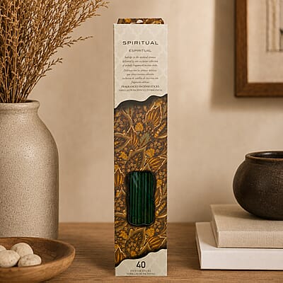 Closeout 5 Sets of 40 Pack Lotus, Sage & Citrus, Spiritual, Patchouli, Myrrh Incense Sticks - Long Lasting Fragrance for Relaxation, Meditation, Yoga, Aromatherapy.