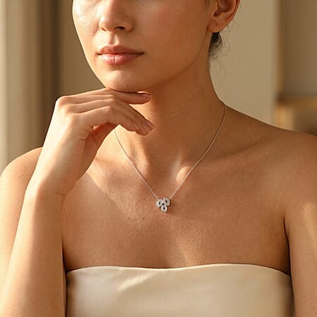 Rhodium Over Sterling Silver - Product card gallery slide 2 (15397629788473)