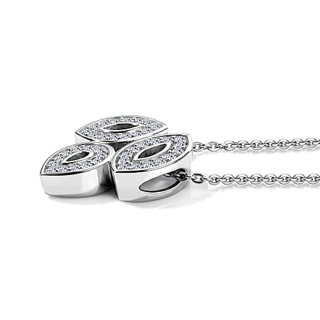 Rhodium Over Sterling Silver - Product card gallery slide 3 (15397629788473)