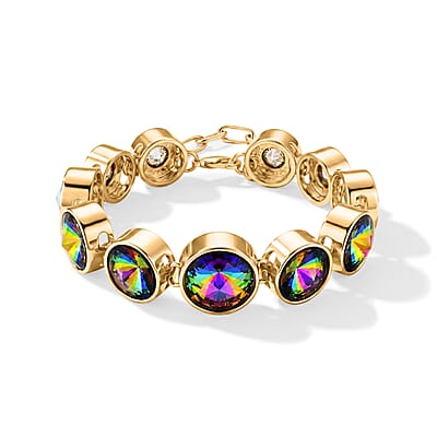 Set of 2 Magic Color Austrian Crystal Bracelets