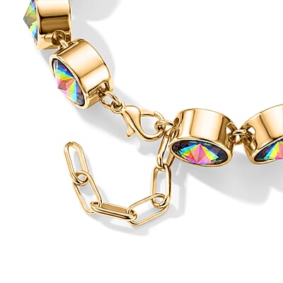 Set of 2 Magic Color Austrian Crystal Bracelets