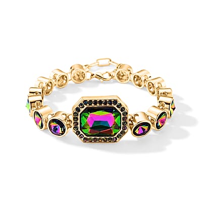 Set of 2 Magic Color Austrian Crystal Bracelets